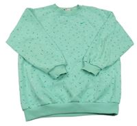 Mátová mikina s logy Nike 