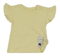 Nové - Žluté tričko s kapsou Matalan