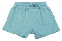 Tyrkysové bavlněné kraťasy Nutmeg