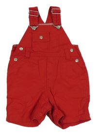 Červené riflové laclové kraťasy H&M