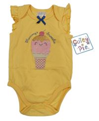 Nové - Žluté body se zmrzlinou a volánky Cutey Pie