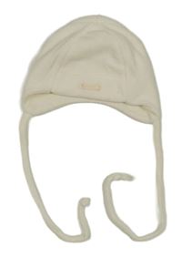 Smetanová fleecová zavazovací čepice MAXIMO