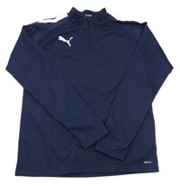Tnavomodro-bílá thermo mikina s logem PUMA