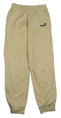 Béžové tepláky s logem PUMA