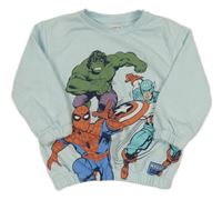 Světlemodrá mikina s Avengers PRIMARK