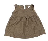 Hnědé manšestrové šaty C&A