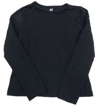 Černé crop triko H&M