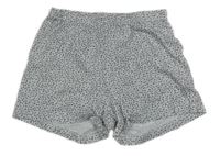 Bílo-černé vzorované kraťasy Sanetta