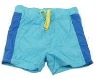 Azurovo-modré plážové kraťasy PRIMARK