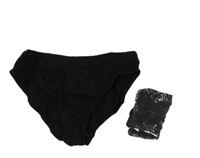 Nové - 2x - Černé slipy Matalan