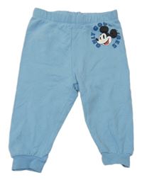 Modré tepláky s Mickey lupilu