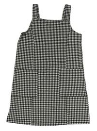 Černo-šedé kostkované šaty H&M