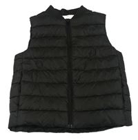 Černá šusťáková zateplená vesta H&M