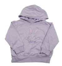 Lila mikina s králíkem a kapucí LC Waikiki