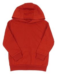 Červená mikina s kapucí Dunnes