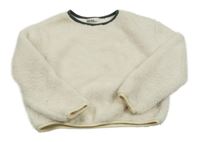 Smetanová chlupatá zateplená funkční mikina Jack Wolfskin