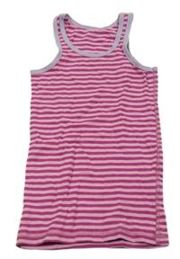 Fuchsiovo-růžový pruhovaný top Kiki&Koko