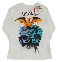 Nové - Bílé triko s Pokémony Primark