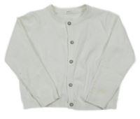 Bílý propínací svetr Next