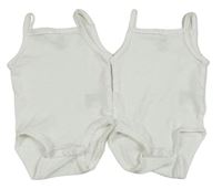 2x Bílé body H&M