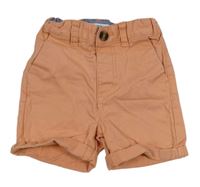 Meruňkové plátěné kraťasy Primark