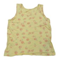 Žlutý top s citrusy Primark