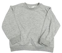 Světlešedá melírovaná mikina zn. H&M