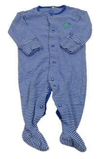 Modro-bílý pruhovaný overal Next