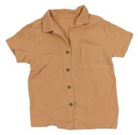 Meruňkové propínací polo tričko George