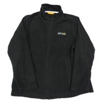 Černá fleecová propínací funkční mikina s logem Regatta