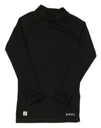 Černé sportovní funkční triko Decathlon