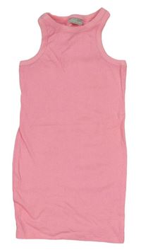 Neonově růžové žebrované šaty Matalan