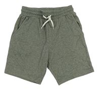 Khaki teplákové kraťasy H&M