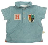 Modré froté polo tričko - Harry Potter M&S
