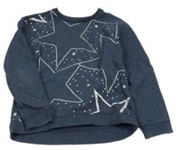 Tmavomodrá mikina s hvězdami C&A