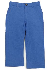 Modré chino slim kalhoty H&M