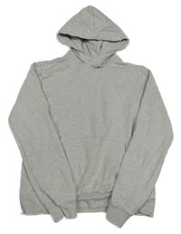 Světlešedá melírovaná mikina s kapucí H&M
