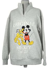 Dámská šedá mikina s Mickeym George 