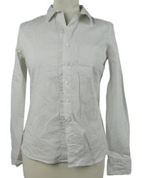 Dámská bílo-šedá proužkovaná halenka H&M