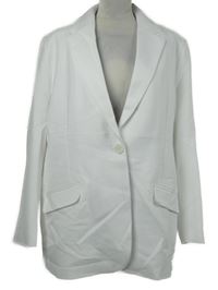 Dámský bílý sakový kabát 