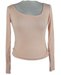 Dámské světlerůžové crop triko