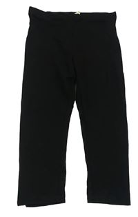 Černé capri legíny s proužkem H&M