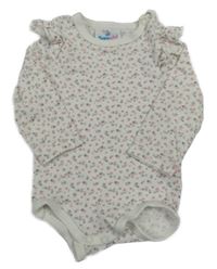 Bílé květinové body Topomini