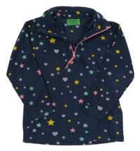 Tmavomodrá fleecová funkční mikina s hvězdami Mountain Warehouse