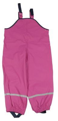Malinové nepromokavé laclové kalhoty 