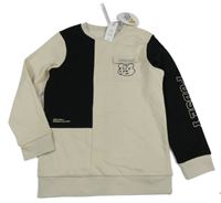 Nové - Béžovo-černá mikina s medvídkem Pudsey George