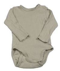 Béžové žebrované body H&M