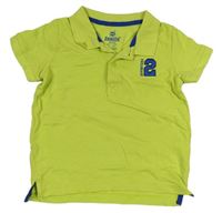 Světlezelené polo tričko s číslemLupilu