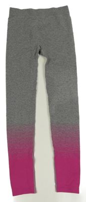 Šedo-fuchsiové funkční legíny Crivit