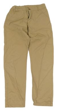 Béžové plátěné chino kalhoty H&M